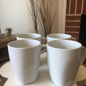 IKEA - set of four white coffee mugs
